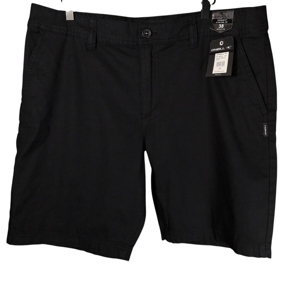 NWT O'Neill Jaxson Stretch Men's Chino Shorts Standard Fit At The Knee 20" Sz 38